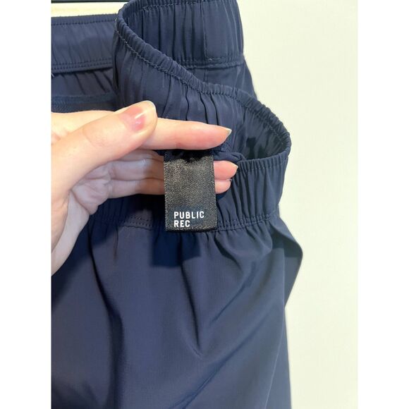 Public Rec Zero Short Men's Performance Athletics Shorts Navy Blue Size 36 - Picture 7 of 13